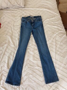 Levi's Denim Bootcut Jeans in Medium Blue